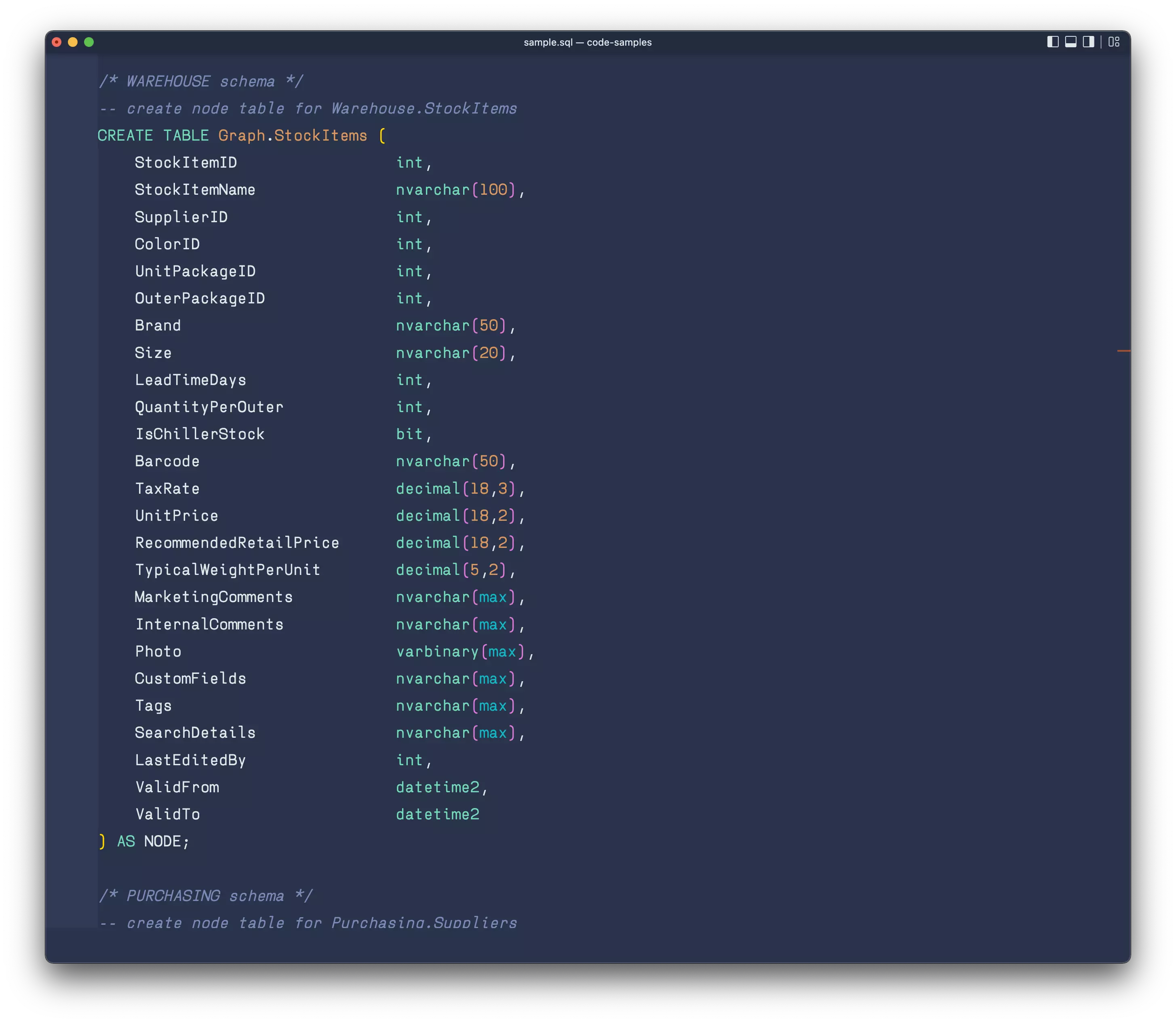 SQL in Functor
